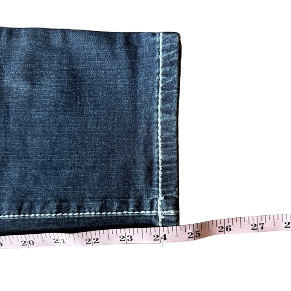 TRU LUXE✨ Women’s Mid-Rise Embellished Capri Jeans 💎🌟👡 Size 8 - Picture 15 of 15